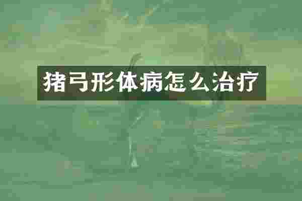 猪弓形体病怎么治疗