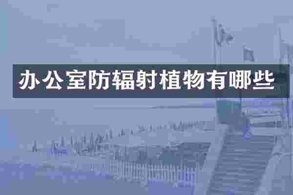 办公室防辐射植物有哪些