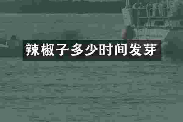 辣椒子多少时间发芽