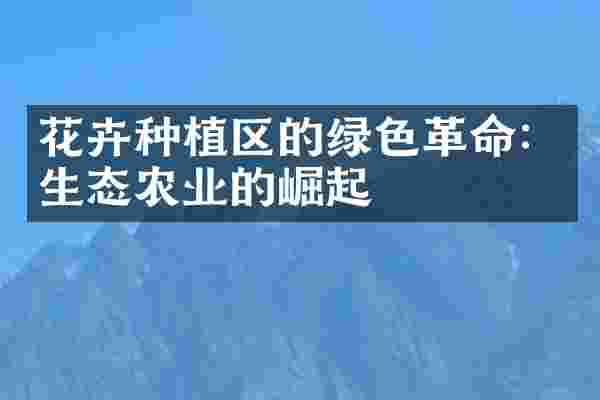 花卉种植区的绿色革命：生态农业的崛起