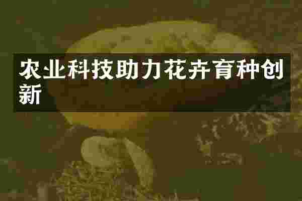 农业科技助力花卉育种创新