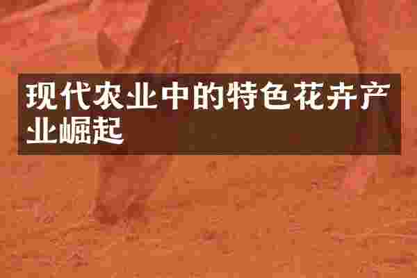 现代农业中的特色花卉产业崛起